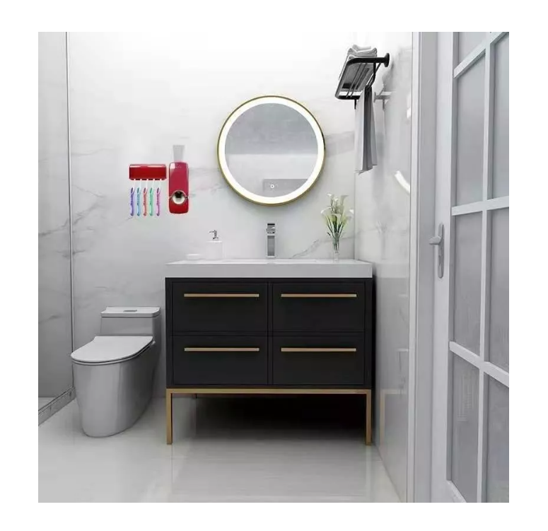 Dispensador Automático Pasta Dientes Porta Cepillo-3