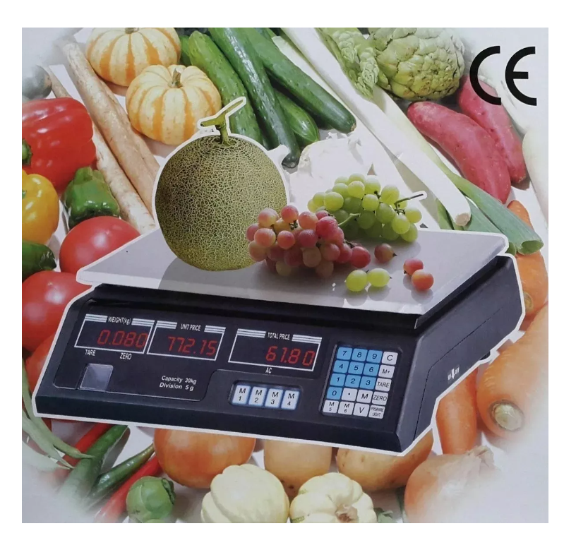 Balanza Pesa 40kg Electrónica Digital Almacén Negocio-5