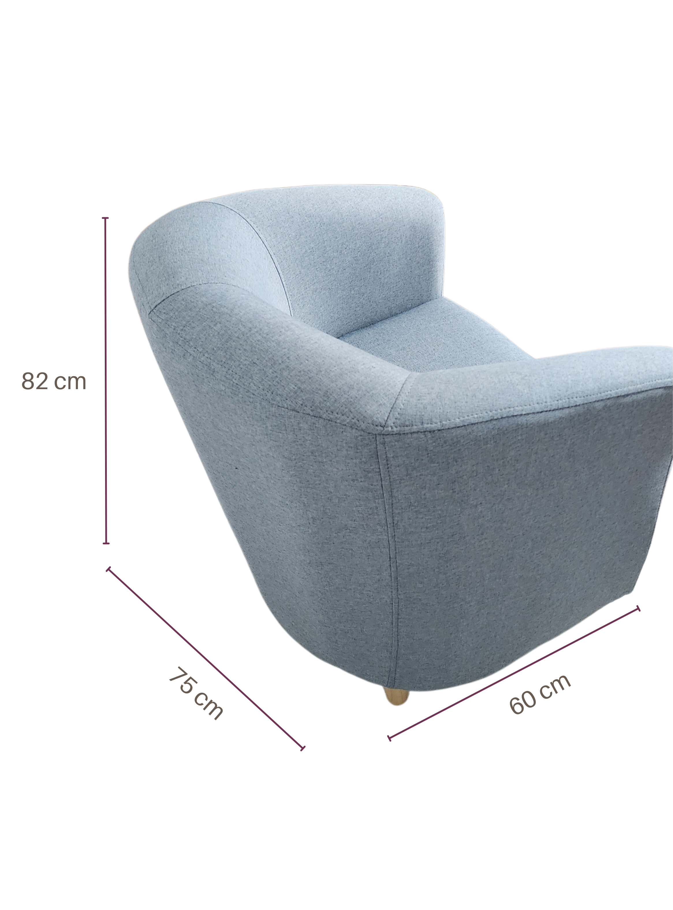 Set 2 Poltronas 75x60x82-2