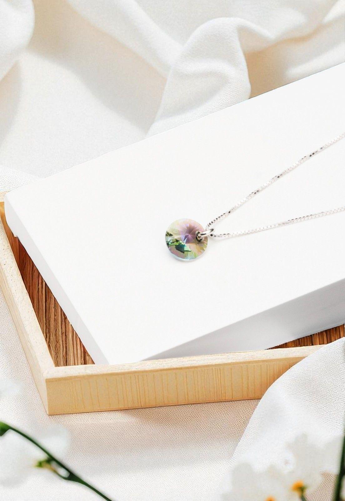 Collar Punto de Luz Cristales Genuinos Paradise Shine-2