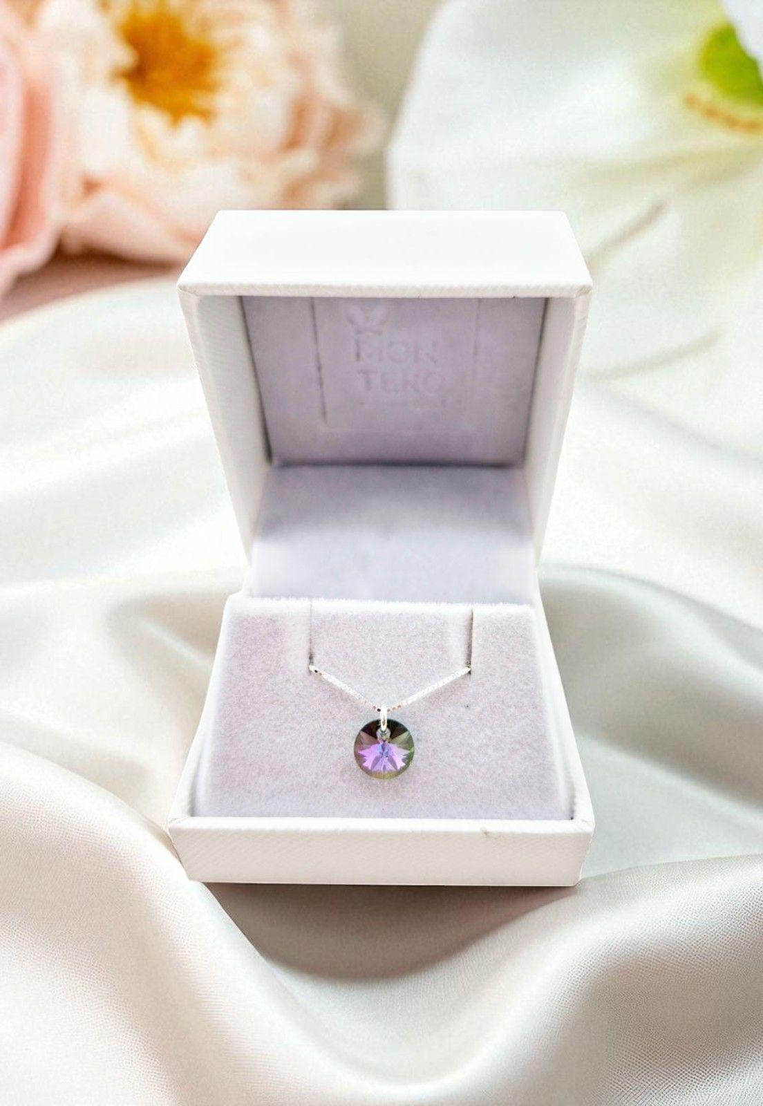 Collar Punto de Luz Cristales Genuinos Paradise Shine-3