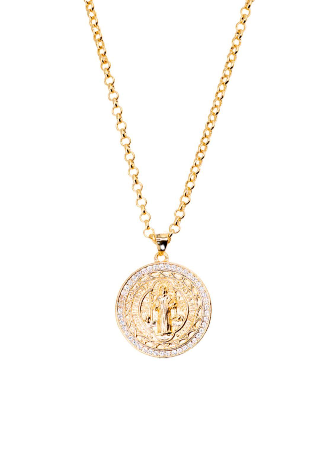 Collar San Benito Gold Microcircones-0