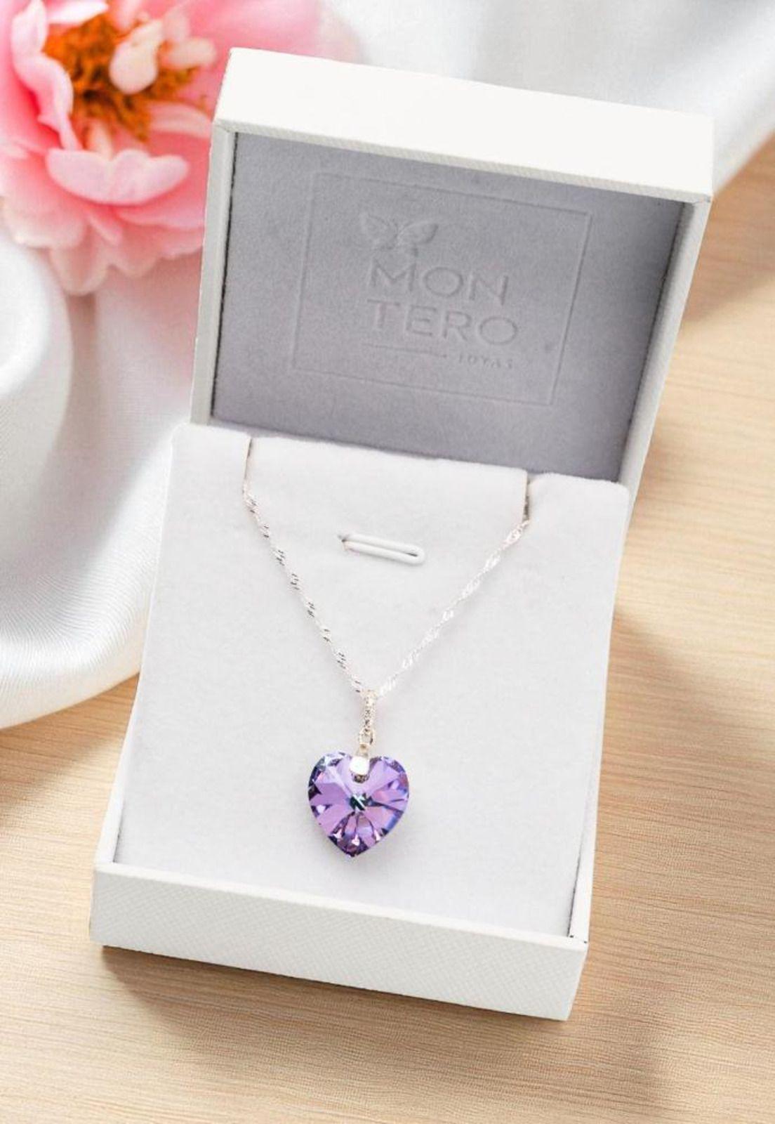 Collar Gran Romance Plata 925 Cristal Swarovski® Vitral Light-3