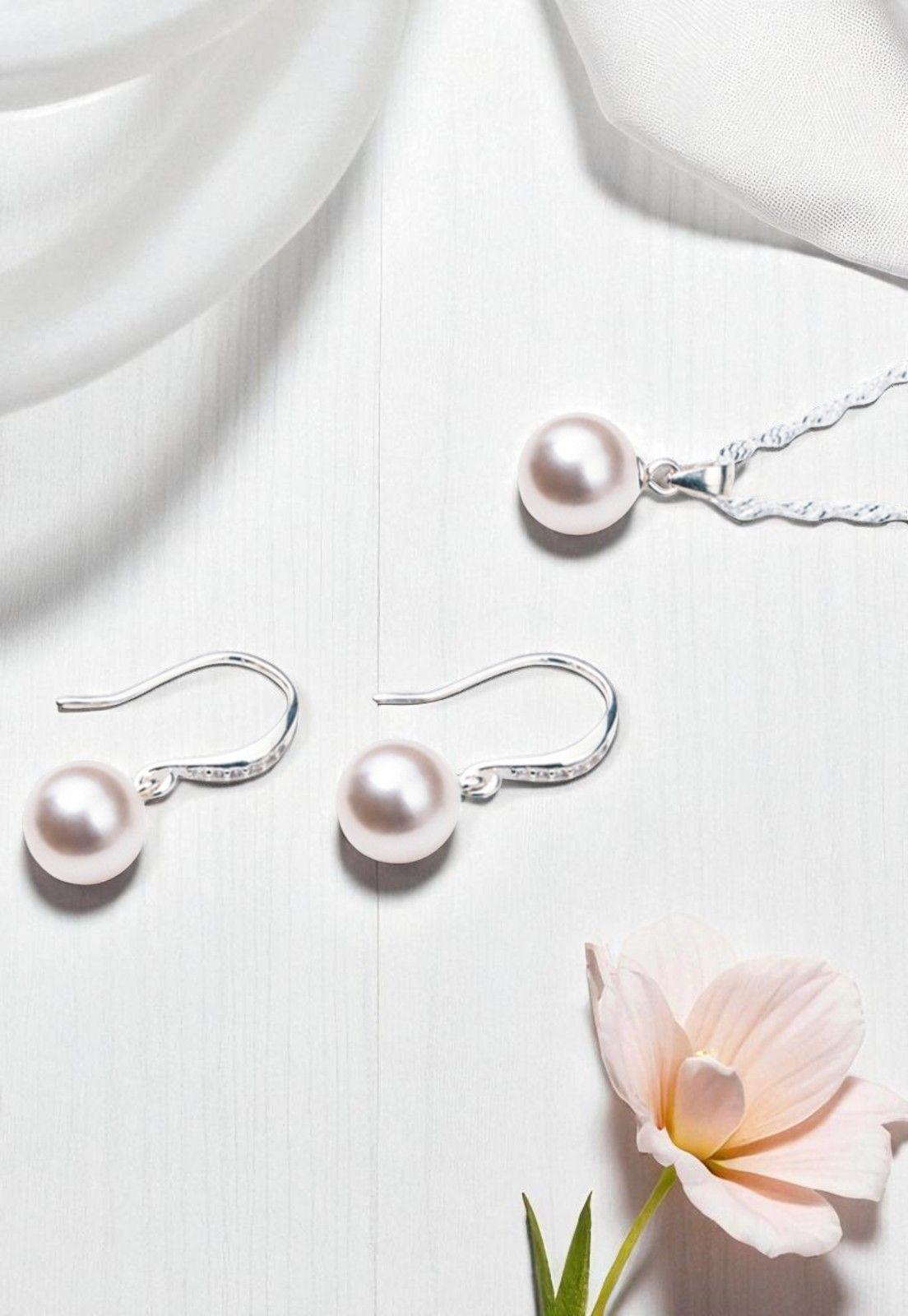 Conjunto Oslo Con Perlas Organicas Originales Cream-3