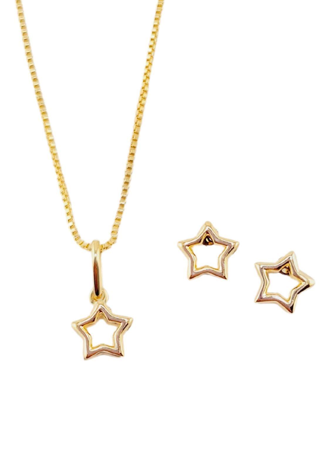 Conjunto Maria Gold Baño de Oro 24k-0