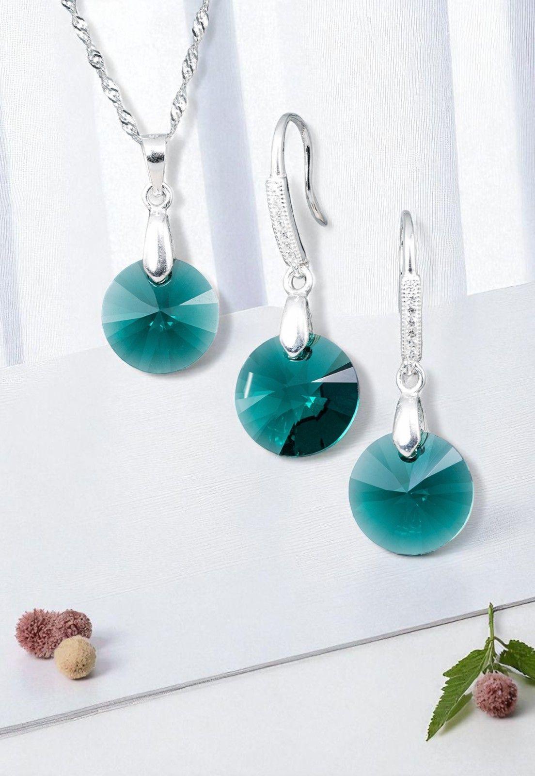 Conjunto Madrid Cristales Genuinos Emerald-2