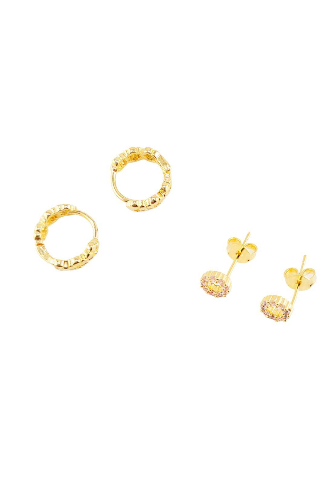 Pack Aros Lenka Gold Baño de Oro 24k-0