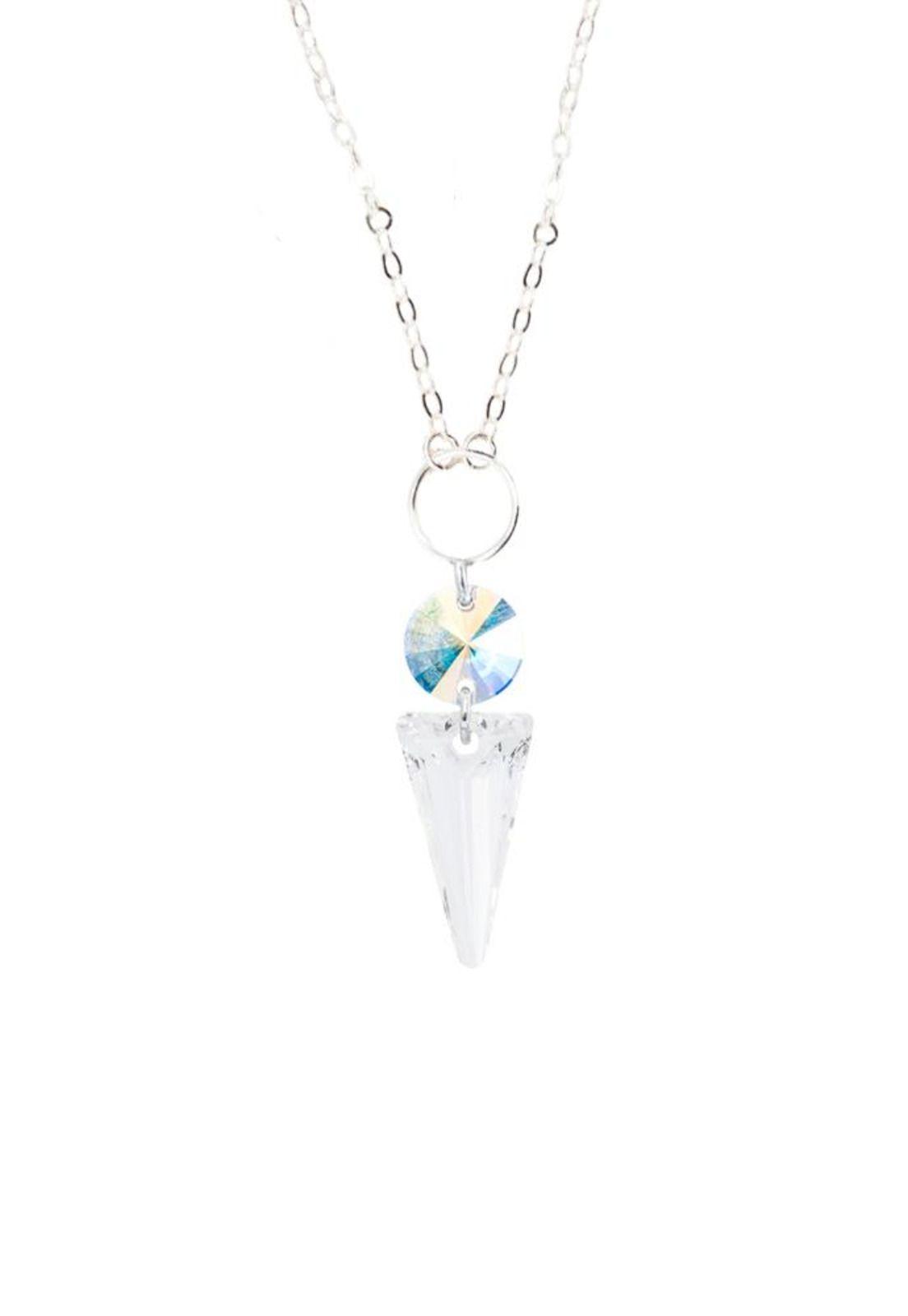 Collar Mystic Plata 925  Cristal Swarovski® Transparente-0
