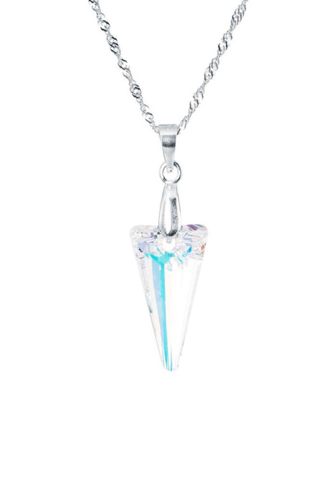 Collar Sevilla Plata 925 Cristal Swarovski® Aurora Boreal-0