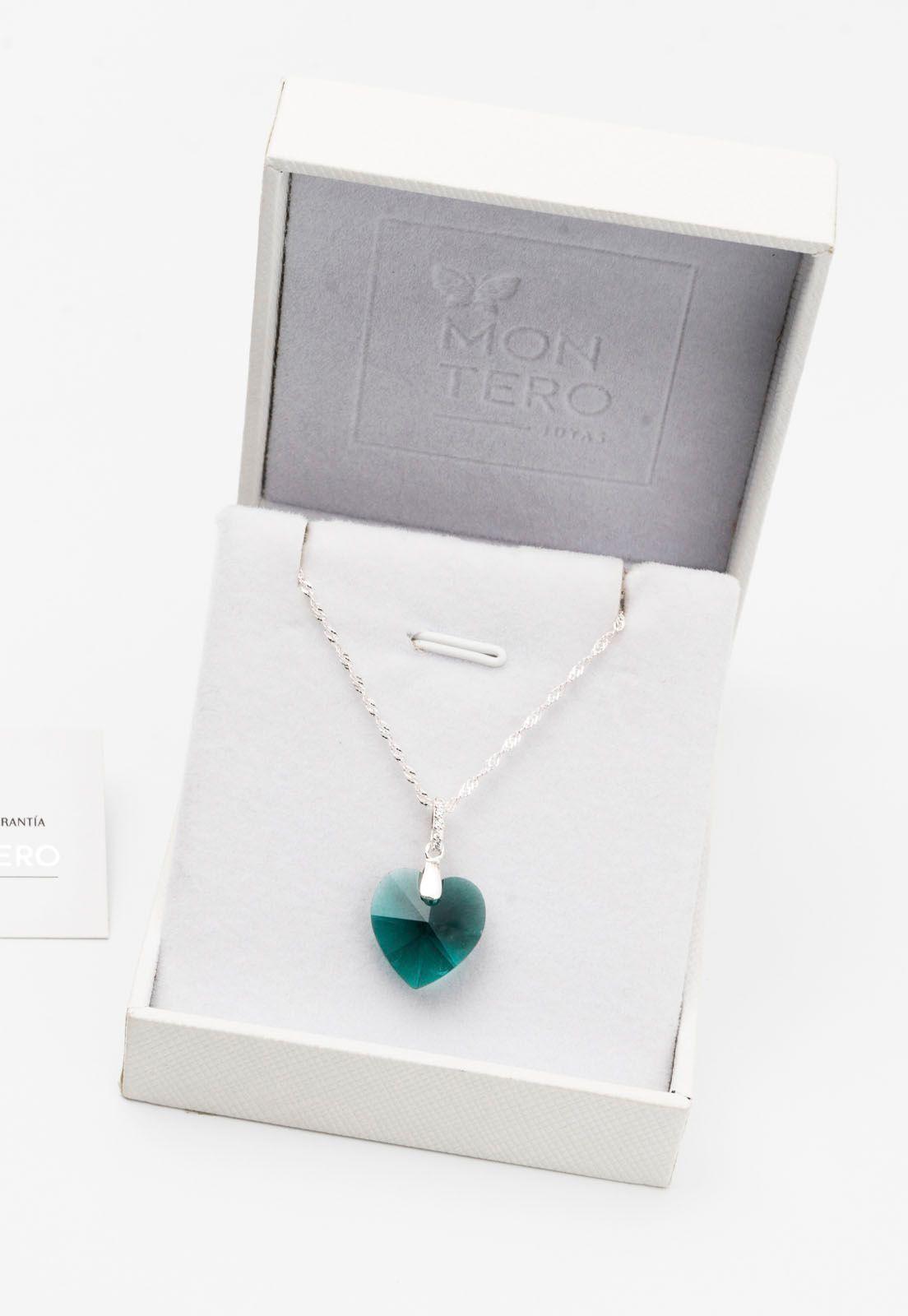 Collar Gran Romance Cristales Genuinos Emerald-2