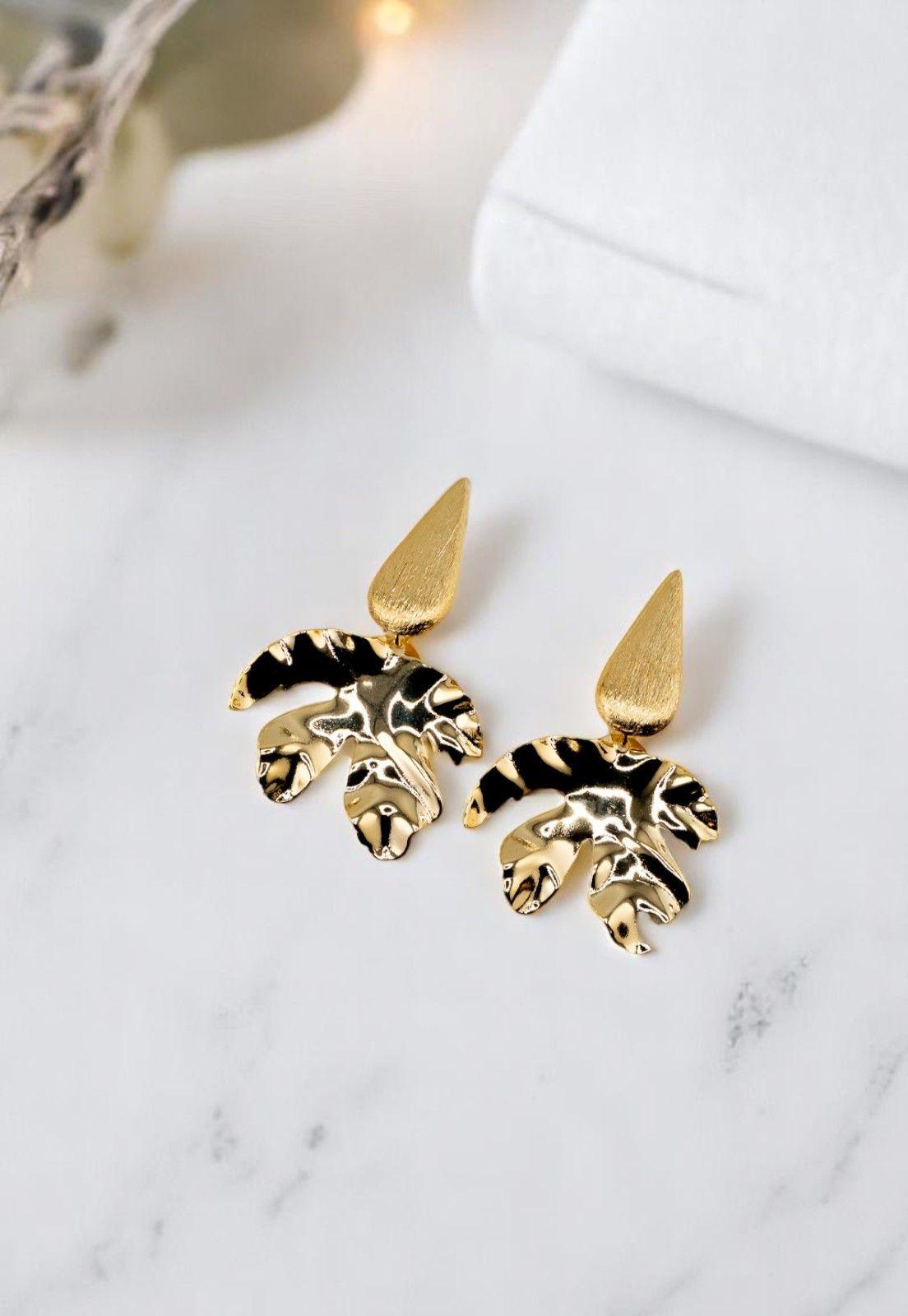 Aros Toscana Gold Baño de Oro 24k-1