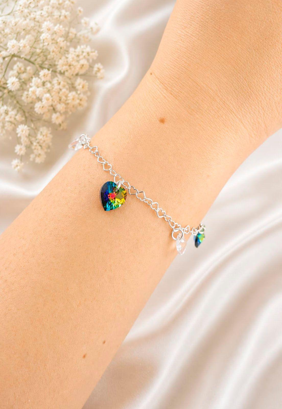 Pulsera Romance Plata 925 Cristal Swarovski® Vitral Medium-4
