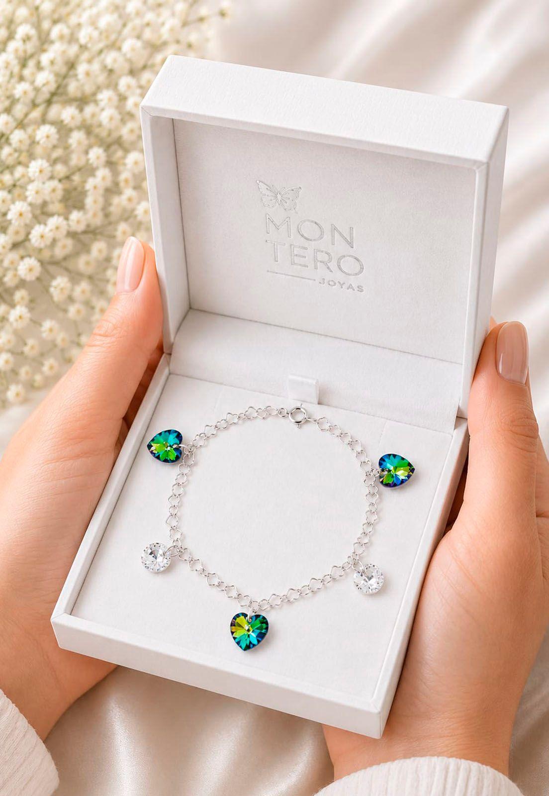 Pulsera Romance Plata 925 Cristal Swarovski® Vitral Medium-5