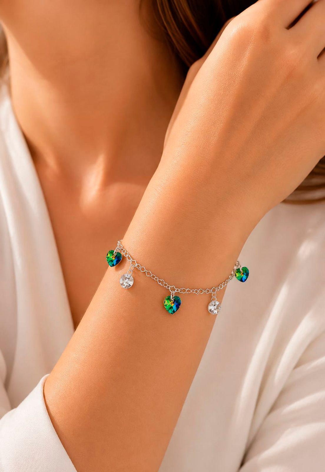 Pulsera Romance Plata 925 Cristal Swarovski® Vitral Medium-6