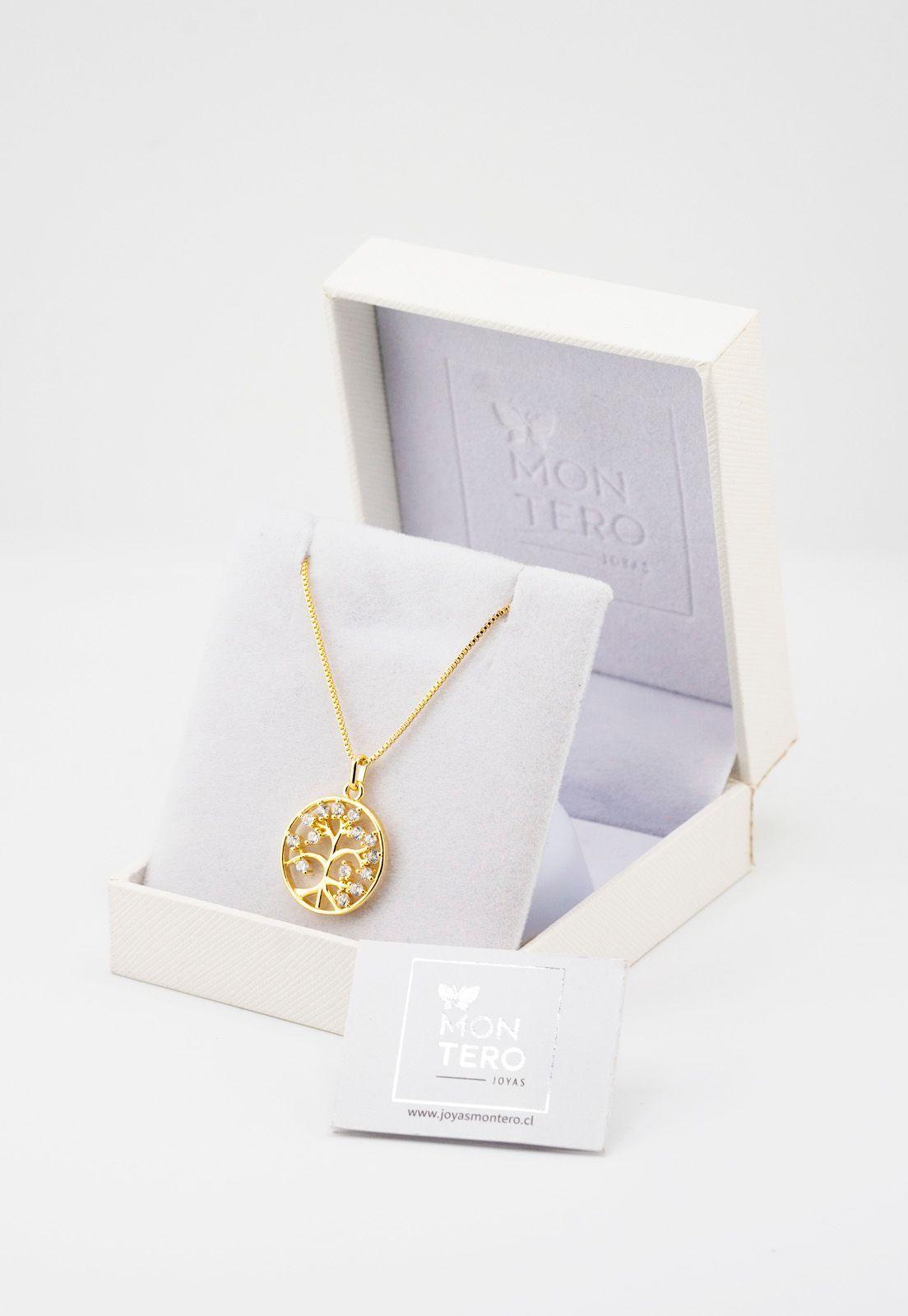 Collar Julia con Microcircones Baño de oro 24k-2