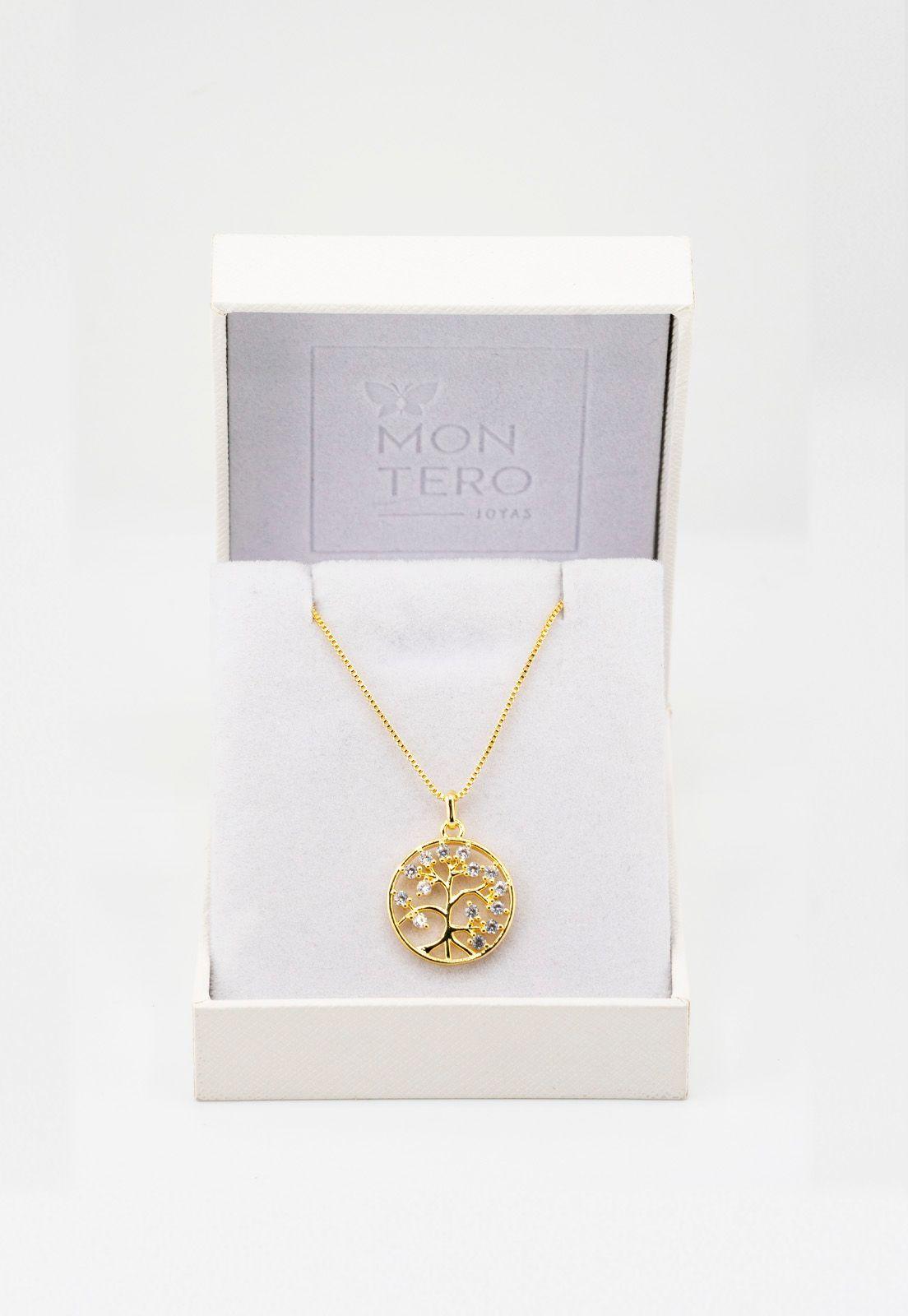 Collar Julia con Microcircones Baño de oro 24k-3