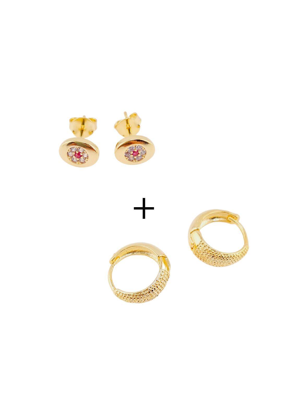 Pack Aros Plata Con Baño de Oro 24k Cadiz-0