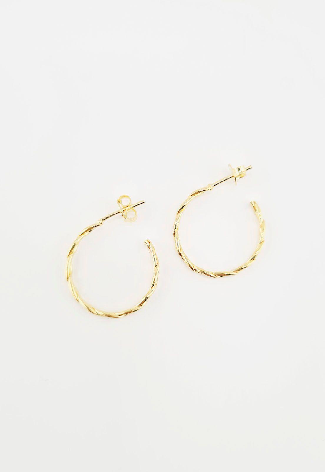 Pack Aros de Plata con Baño de Oro 24k Sienna-4