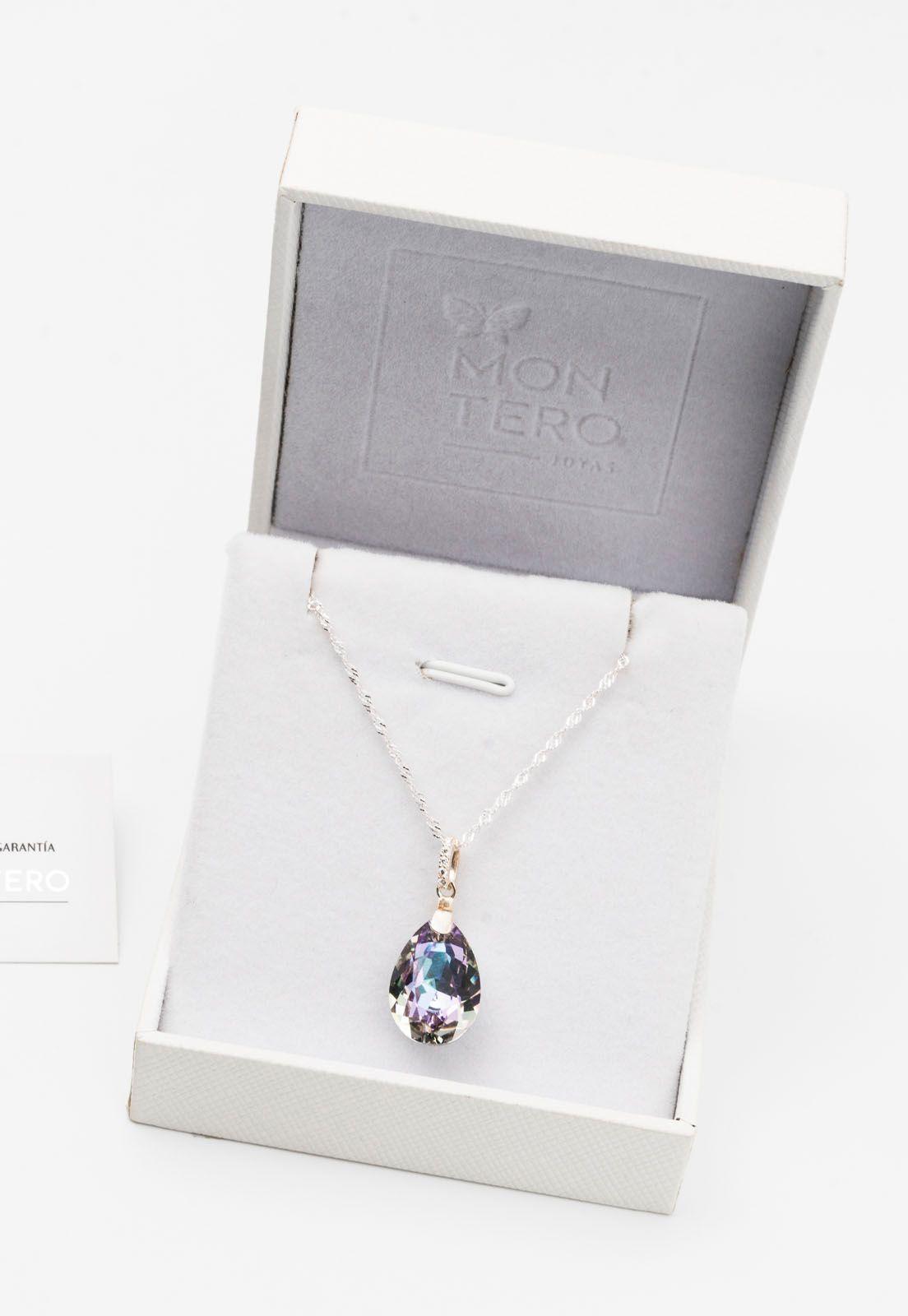Collar Capricho Cristales Genuinos Vitral Light -2