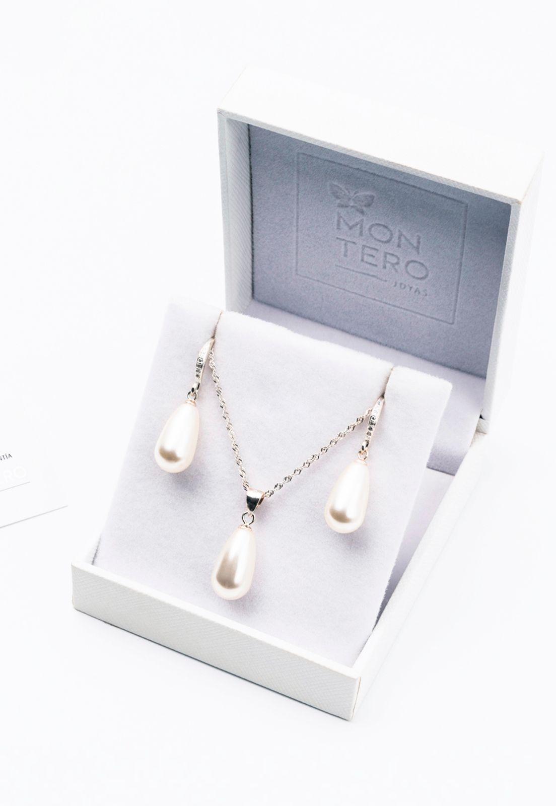 Conjunto Moscu con Perlas Organicas Cream-2