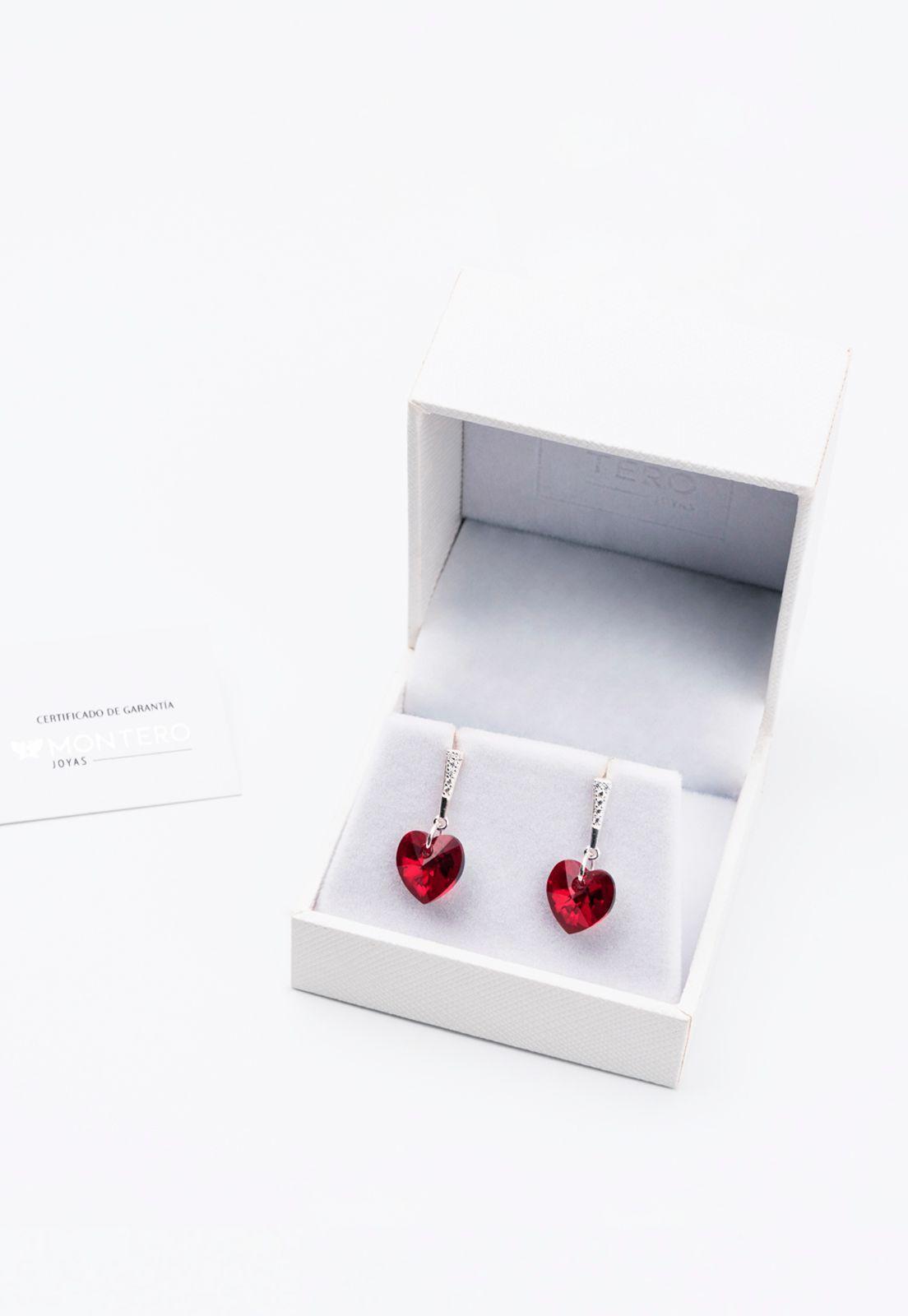 Aros Romance Cristales Genuinos Aurora Siam-2