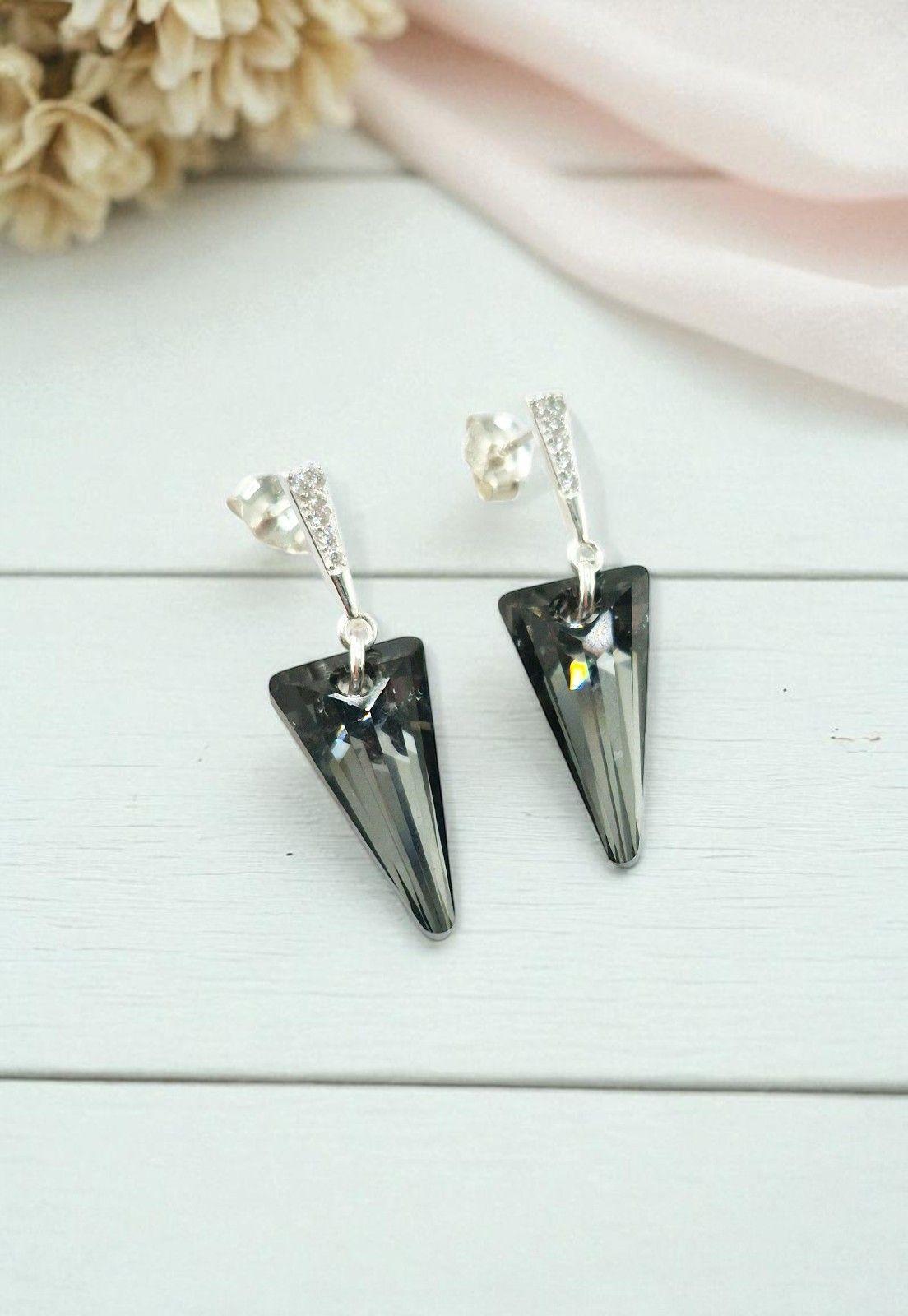 Aros Sevilla  Plata 925 creado con cristales Swarovski®-2