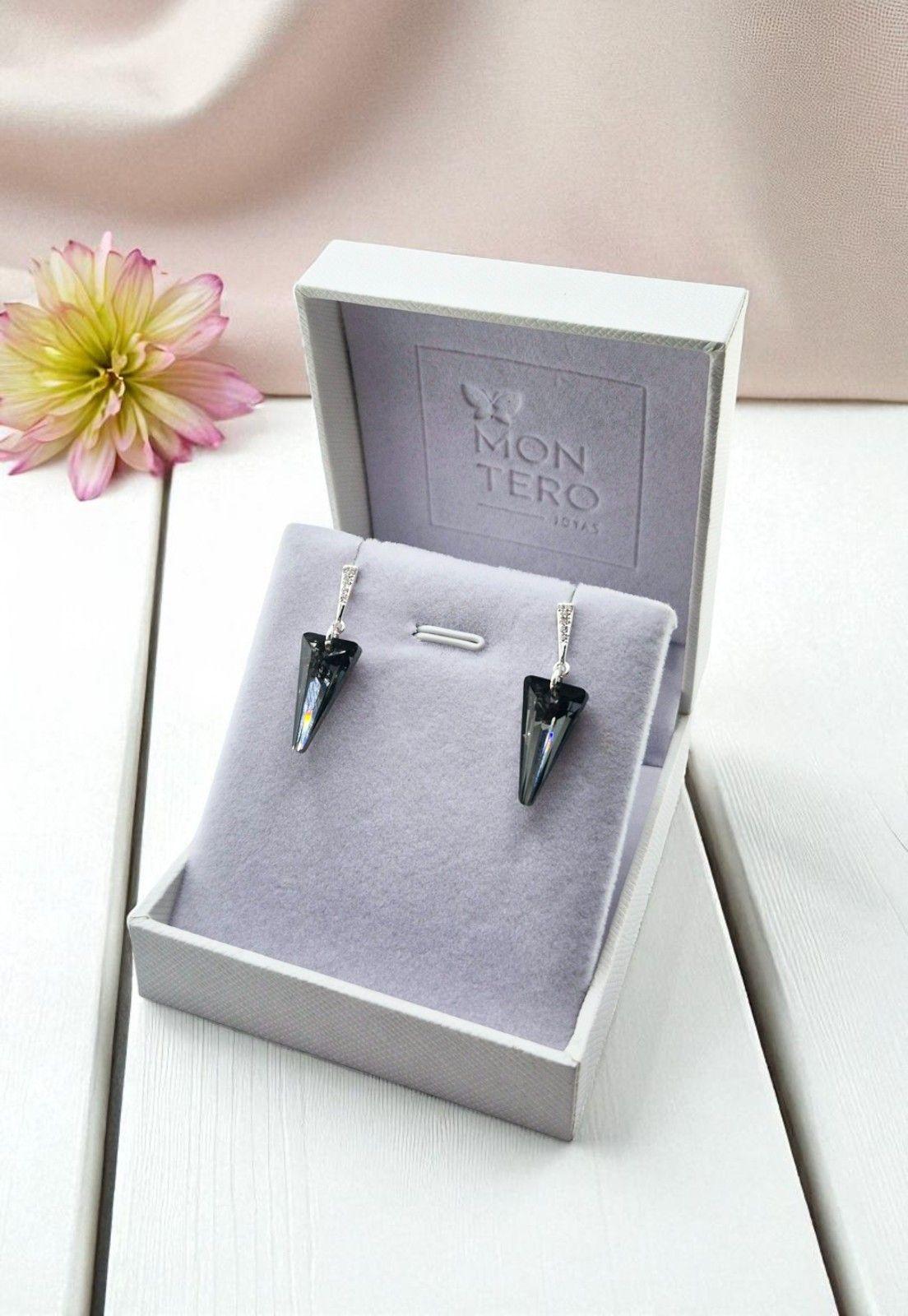 Aros Sevilla  Plata 925 creado con cristales Swarovski®-3