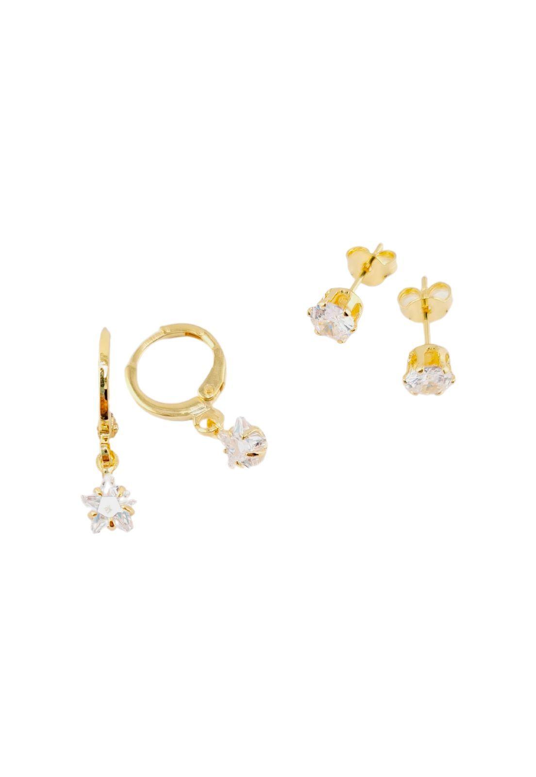 Pack Aros Manuela Gold Baño de Oro 24k-0