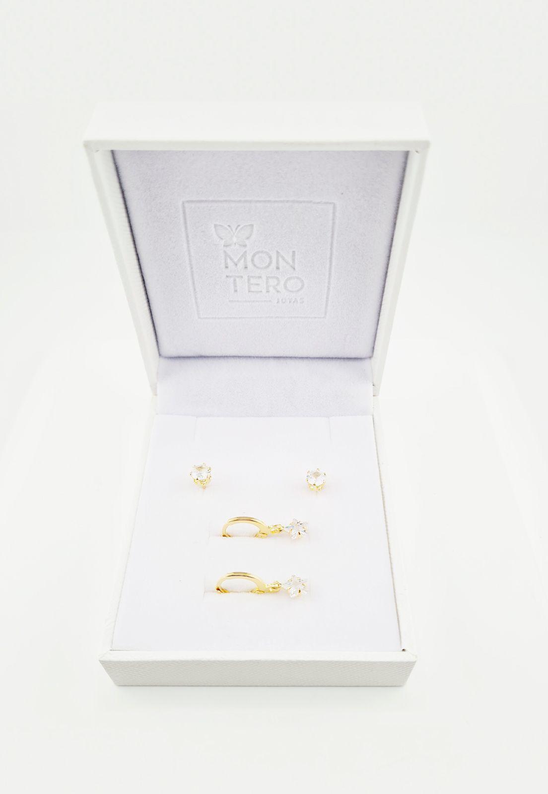 Pack Aros Manuela Gold Baño de Oro 24k-4