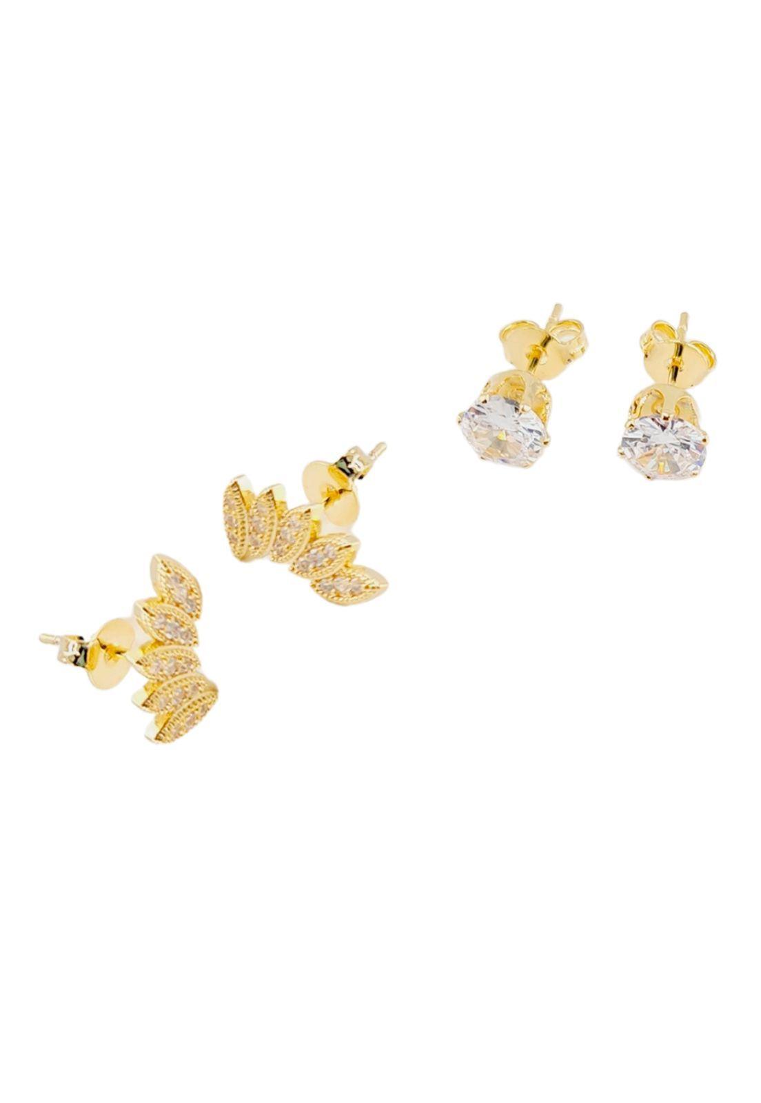 Pack Aros Julieta Gold Baño de Oro 24k-0