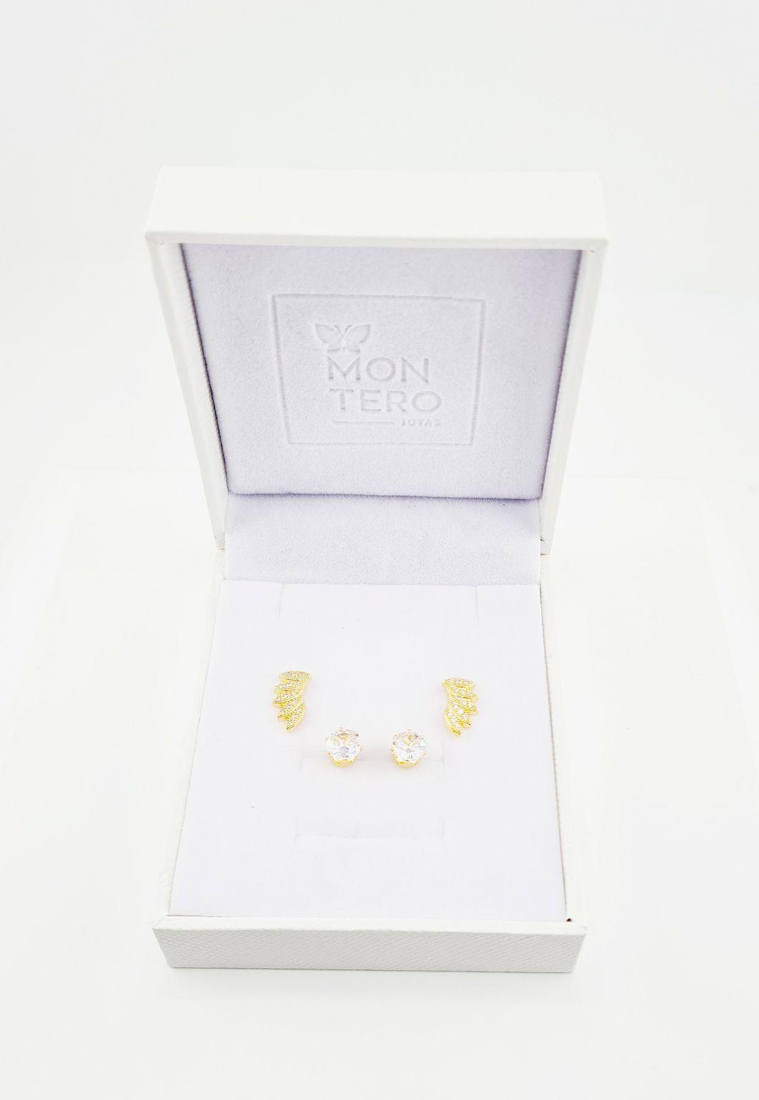 Pack Aros Julieta Gold Baño de Oro 24k-3