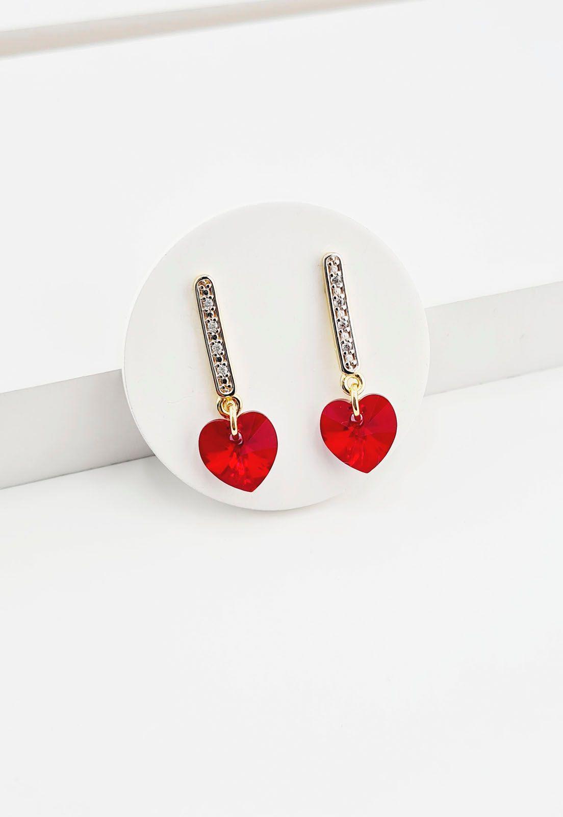 Conjunto Romance Gold Cristales Genuinos Siam Shimmer-2