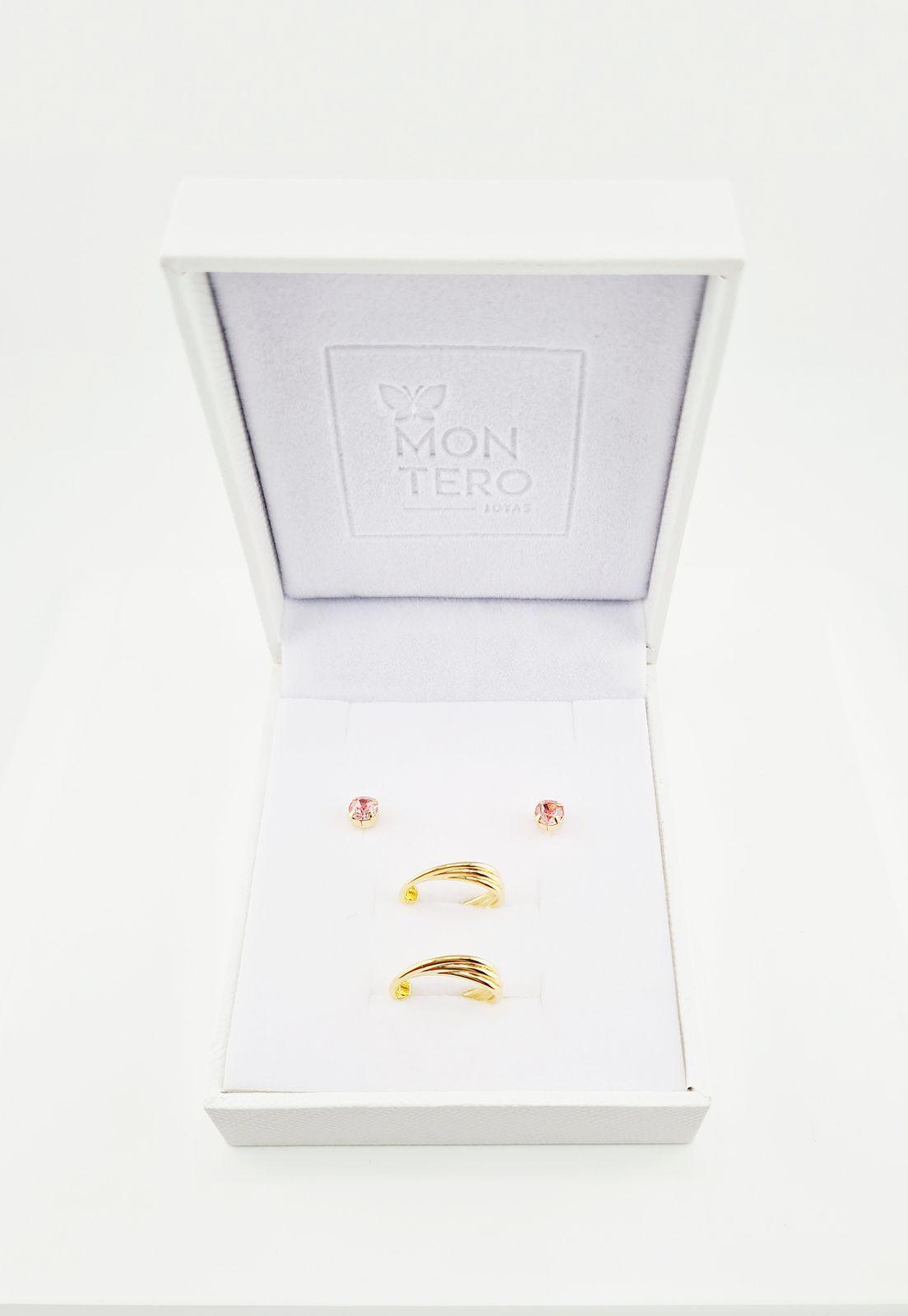 Pack Aros Kala Gold Baño de Oro 24k-4