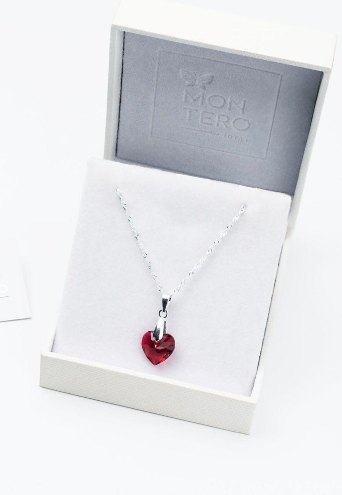Collar Amor Cristales Genuinos Scarlet-2