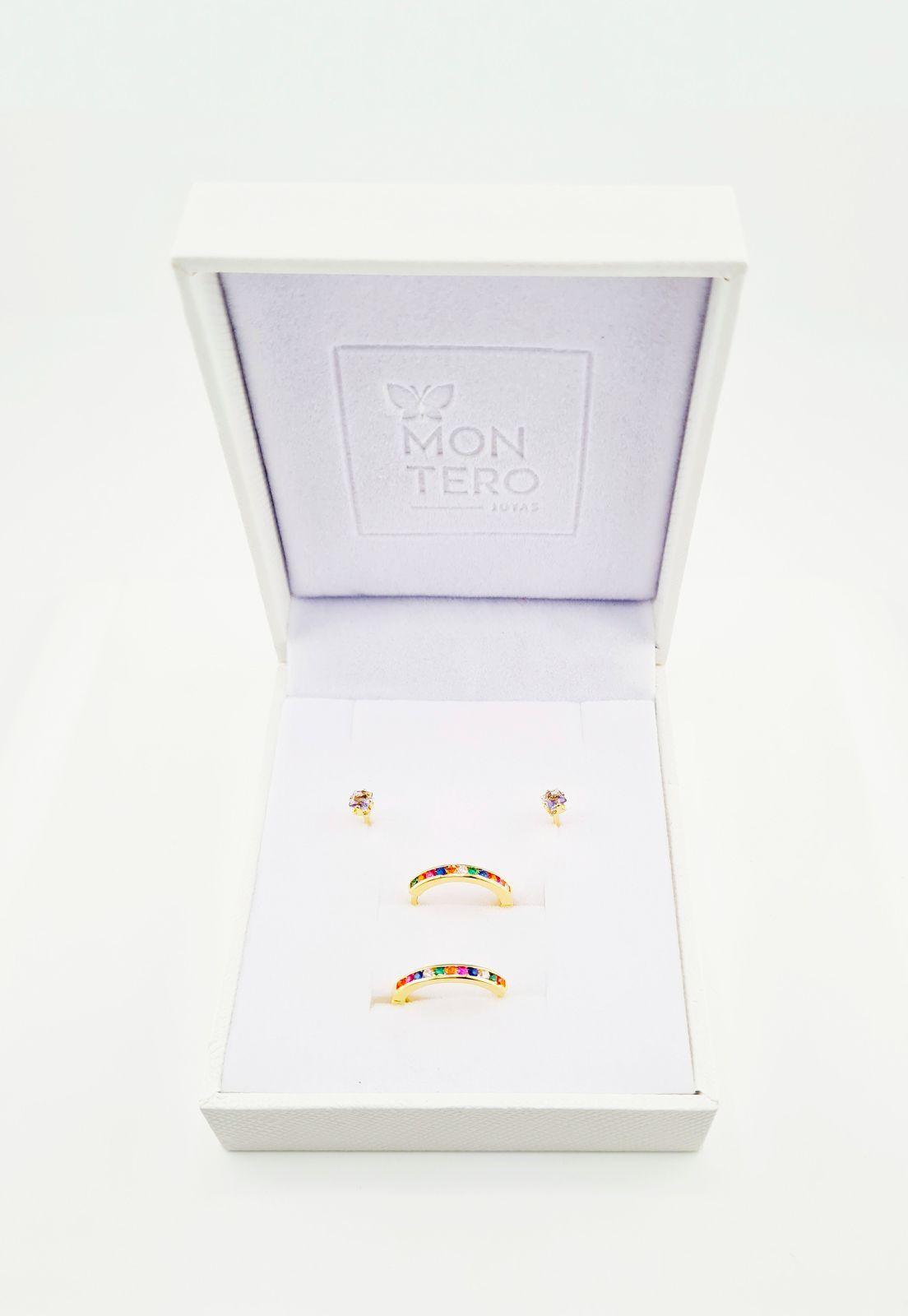 Pack Aros Circus Gold Baño de Oro 24k-4