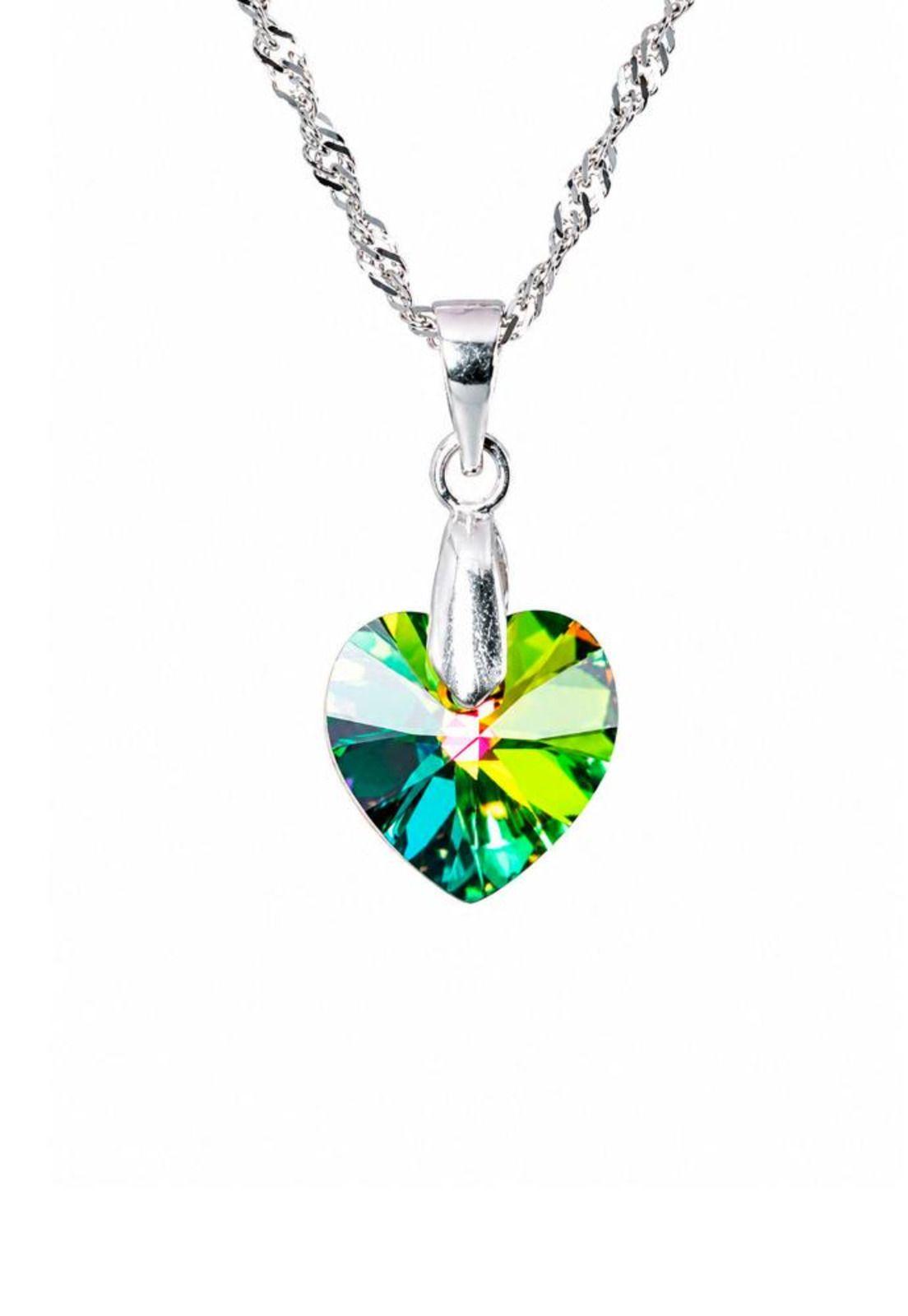 Collar Romance Plata 925 Cristal Swarovski® Vitral Medium-0
