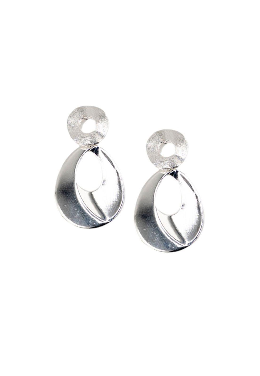 Aros Berna Silver Baño de Oro 24k-0