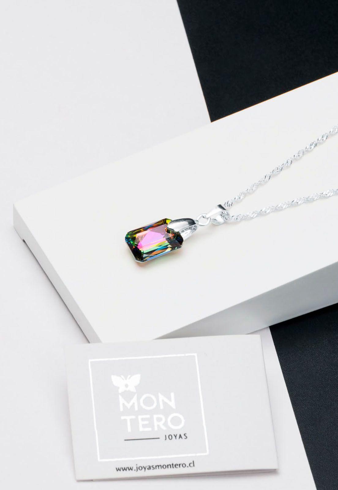 Collar Estefania Cristales GenuinosVitral Medium-2