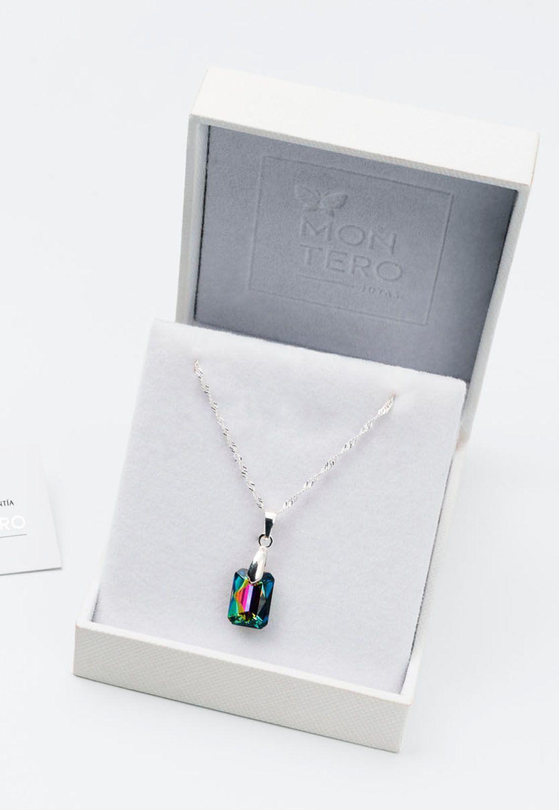 Collar Estefania Cristales GenuinosVitral Medium-1