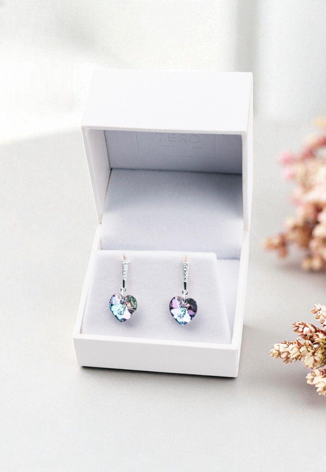 Aros Romance Cristales Genuinos Vitral Light-3