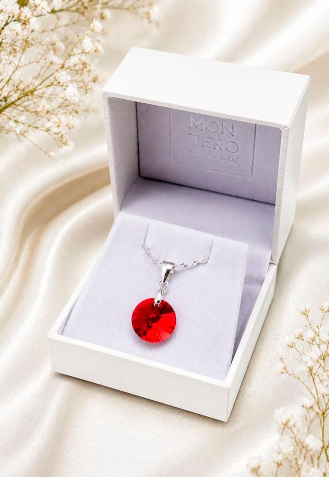 Collar Paris Plata 925 Cristal Swarovski® Scarleth-1