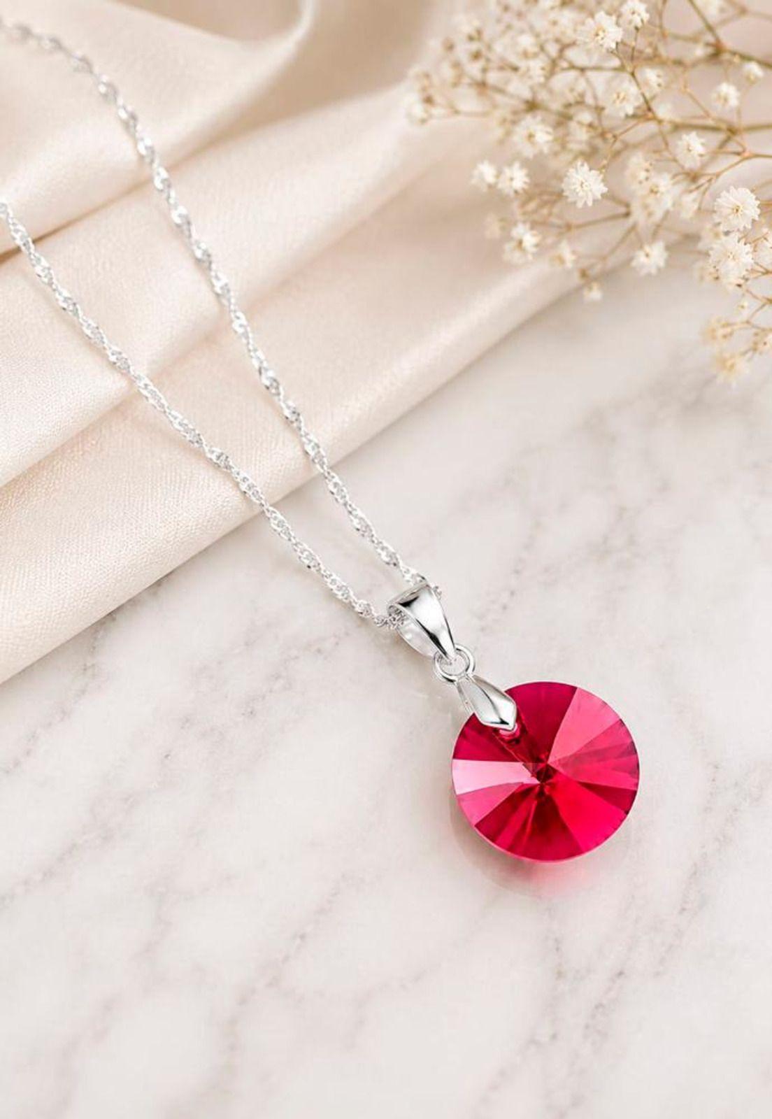 Collar Paris Plata 925 Cristal Swarovski® Scarleth-5