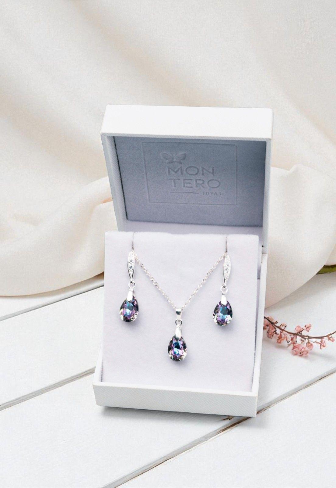 Conjunto Milan Cristales Genuinos Vitral Light-3