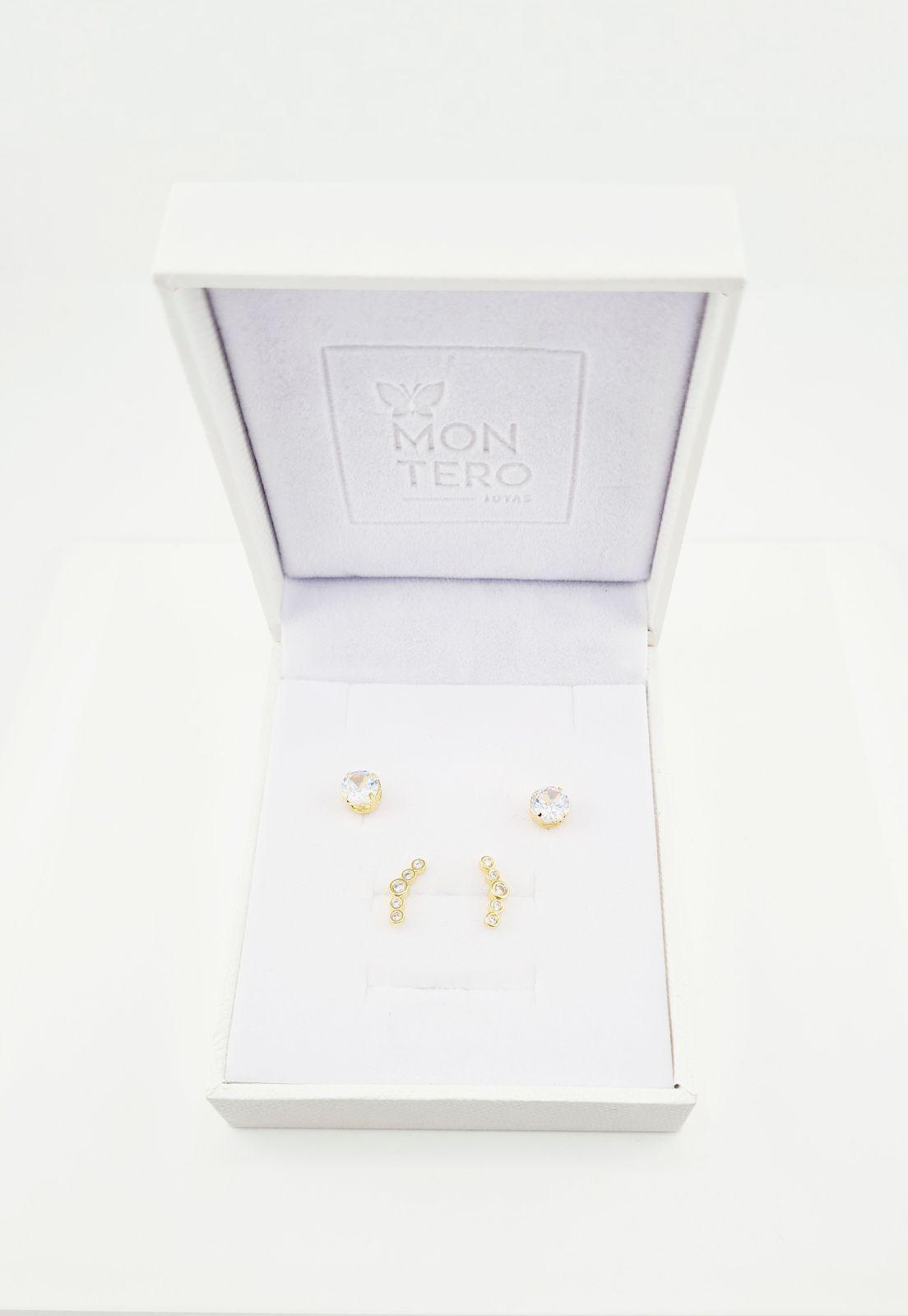 Pack Aros Tania Gold Baño de Oro 24k-4