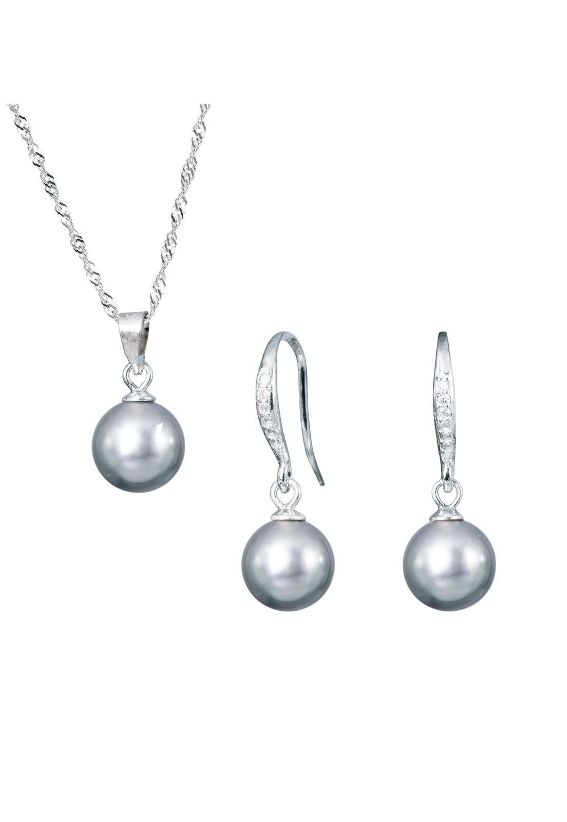 Conjunto oslo Con Perlas Organicas Originales Light Grey-2