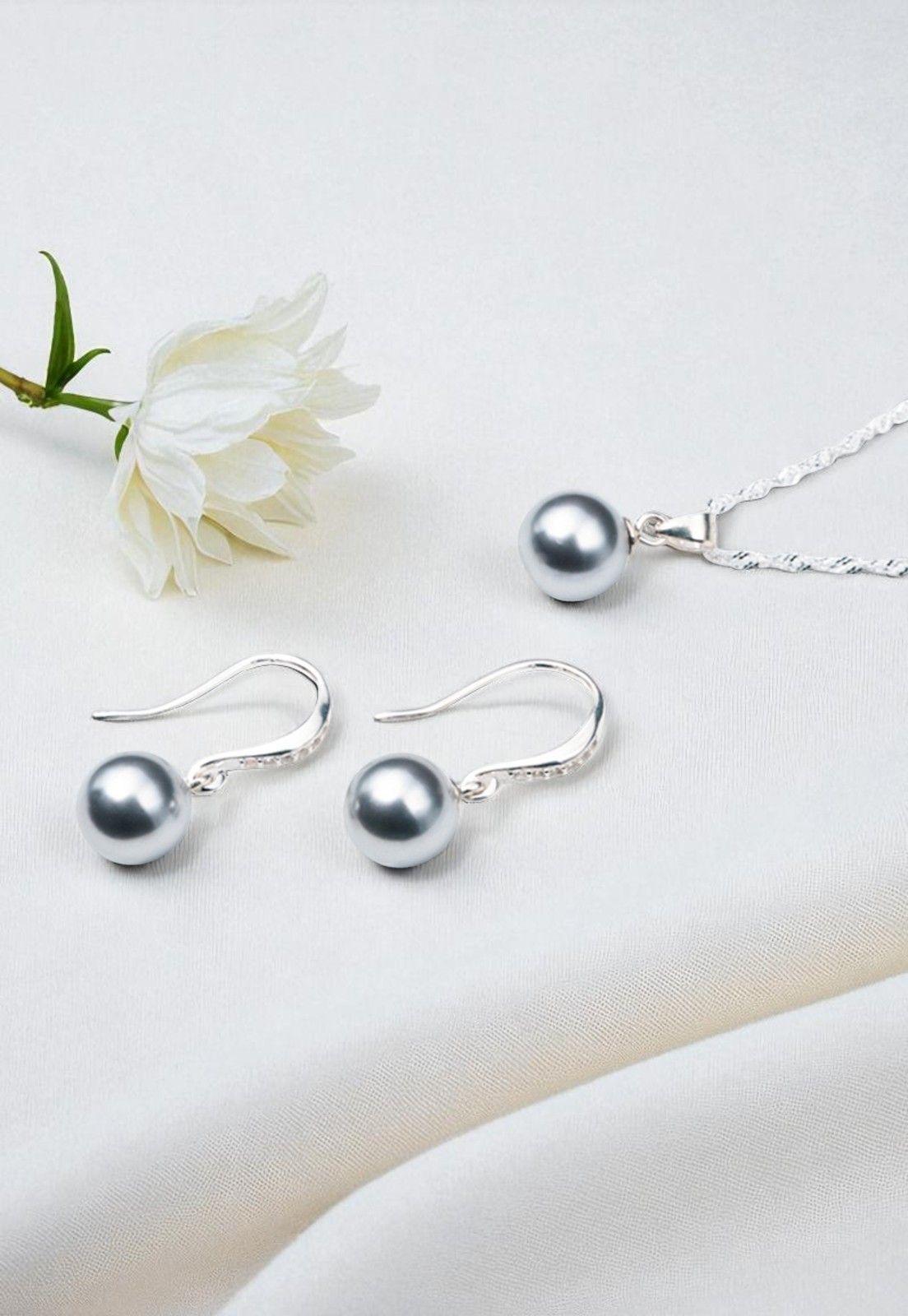 Conjunto oslo Con Perlas Organicas Originales Light Grey-3