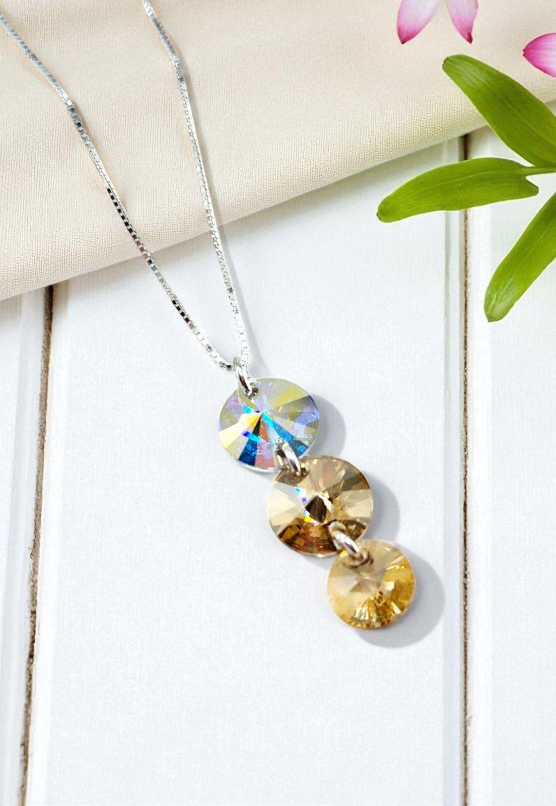 Collar Rafaela Plata Italiana 925 creado con cristales Swarovski®-2