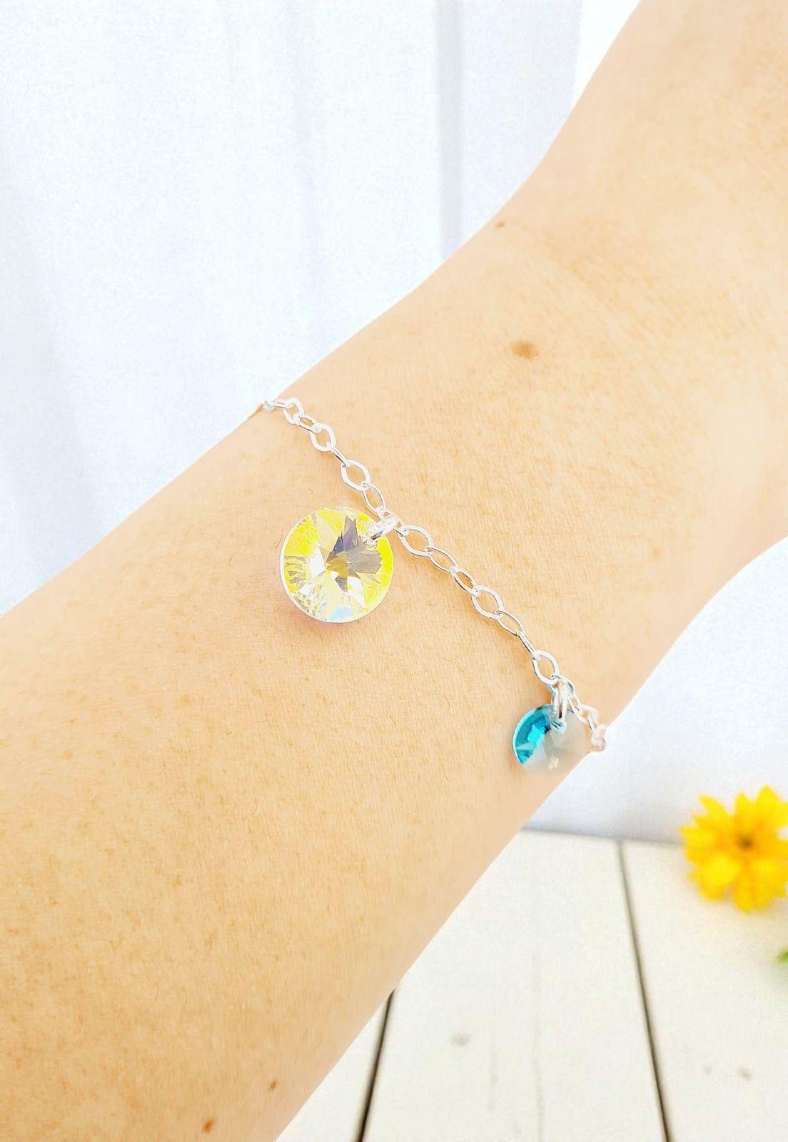 Pulsera Nepal Plata Italiana 925 Cristal Genuino Turquesa-2