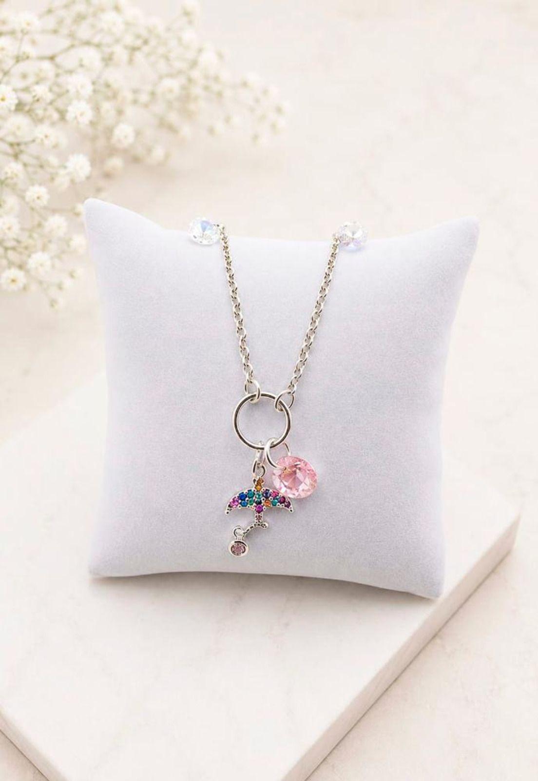 Pulsera Golondrina Plata 925 Cristal Swarovski® Light Rose-4