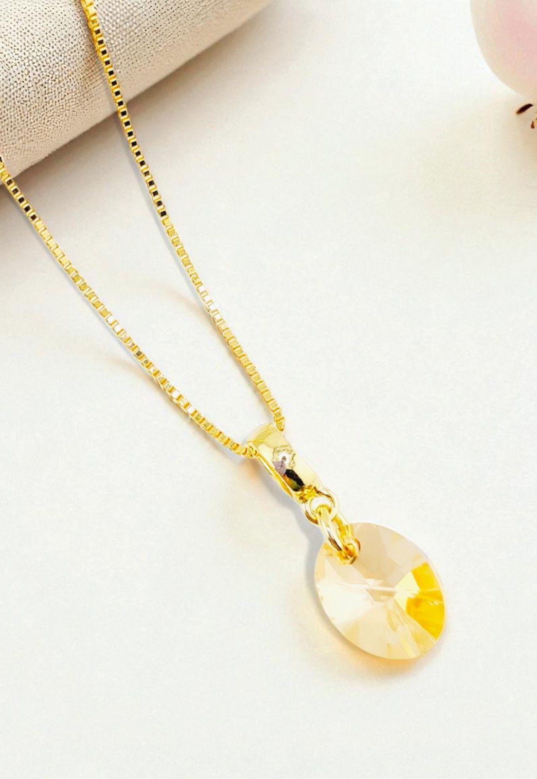 Conjunto Praga Baño Oro 24K Cristale Genuino Golden Shadow-4